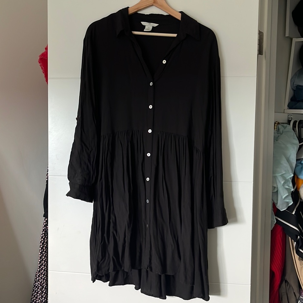 Black Collared H&M Dress